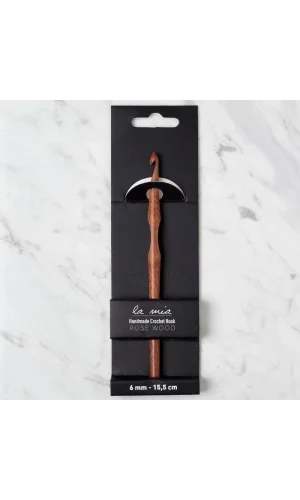 La Mia Rosewood 6 mm 15.5 cm Ahşap Yün Tığ