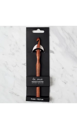 La Mia Rosewood 9 mm 15.5 cm Ahşap Yün Tığ