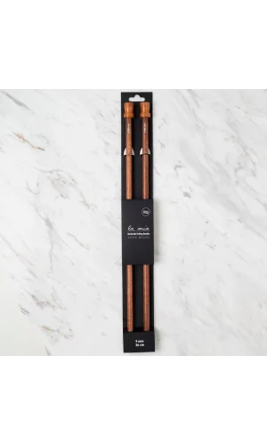 La Mia Rosewood 9 mm 36 cm Ahşap Örgü Şişi