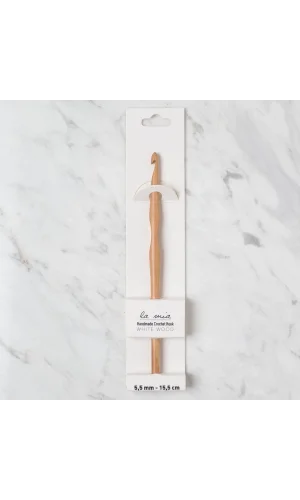 La Mia Whitewood 5.5 mm 15.5 cm Ahşap Yün Tığ