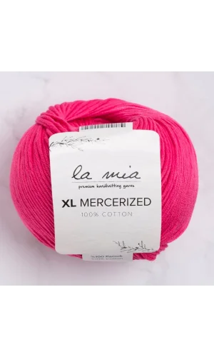 La Mia XL Mercerized Fuşya El Örgü İpi - 35 - 33763