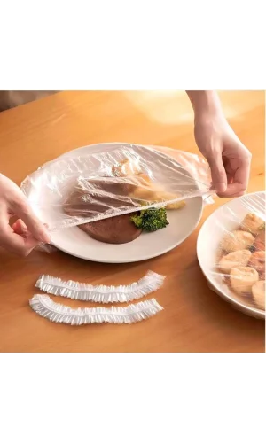 Lastikli Tencere Ve Tabak Bonesi 100 Adet (22cm)