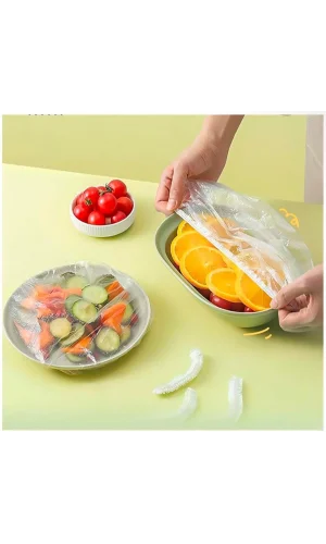 Lastikli Tencere Ve Tabak Bonesi 100 Adet (24cm)