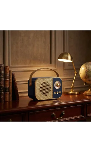 LED Aydınlatmalı Hoparlör Siyah