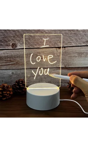 Led Çizim Tableti Gece Lambası