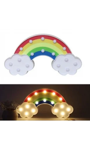 Led Işıklı Gökkuşağı Gece Lambası