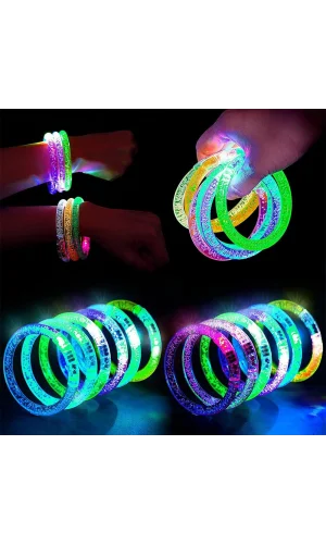 LED Işıklı Pilli Parti Bilekliği