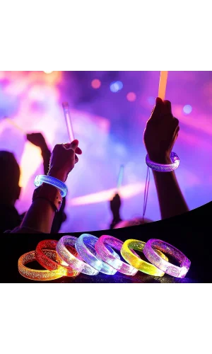 LED Işıklı Pilli Bileklik