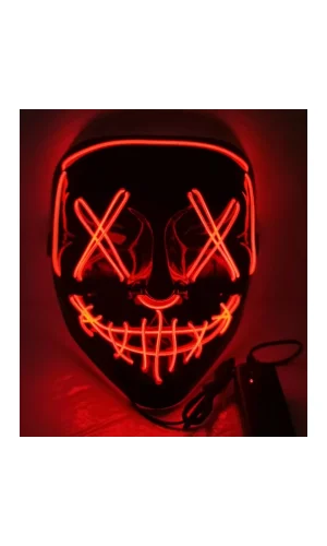 LED Işıklı Turuncu Maske