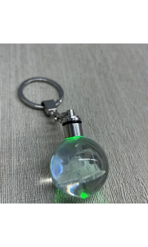 Ledli Ayasofya Tasarımı Kristal Anahtarlık