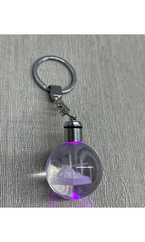 Ledli Sultanahmet Tasarımı Kristal Anahtarlık