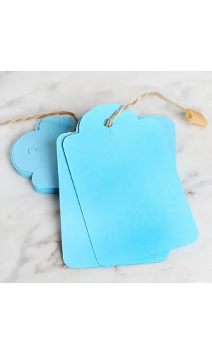 Loren 10lu Mavi Etiket ve Klipsli Etiket İpi