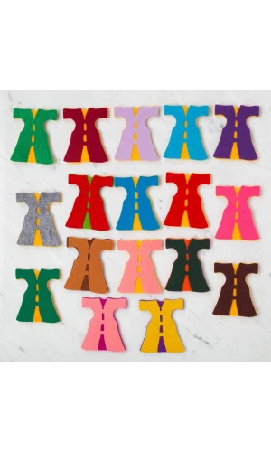 Loren 10 Paket Kaftan Figürlü Keçe Set