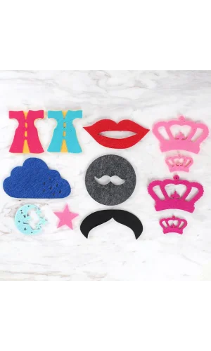 Loren 10 Paket Parti Konseptli Keçe Set-1