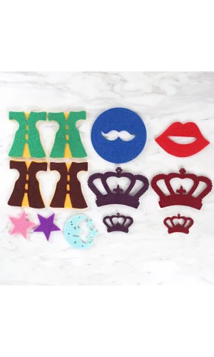 Loren 10 Paket Parti Konseptli Keçe Set-2