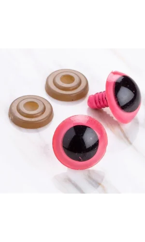 Loren 18 mm Pembe 5 Çift Amigurumi Göz