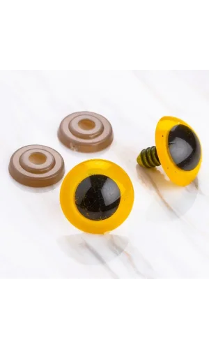 Loren 20 mm Sarı 5 Çift Amigurumi Göz