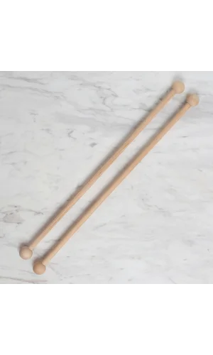 Loren 25 cm 1 Çift Ahşap Çubuk Başlıklı