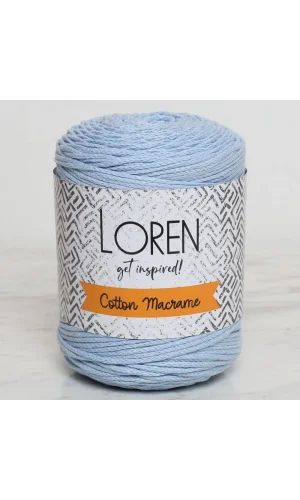 Loren Cotton Macrame Bebe Mavi - R051 - 34375