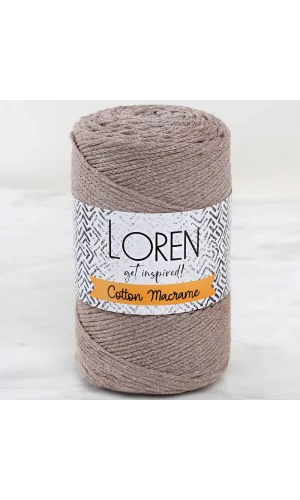 Loren Cotton Macrame Bej - R143 - 34365