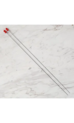 Loren Crafts 2,5 mm 35 cm Klasik Alüminyum Örgü Şi