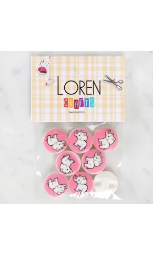 Loren Crafts 8li Fil Düğme - 1041