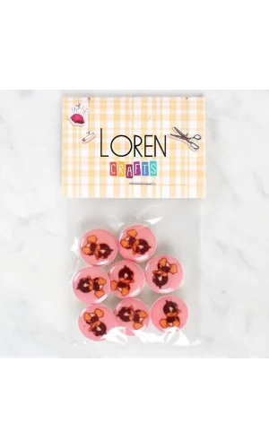 Loren Crafts 8li Ördek Düğme - 1202