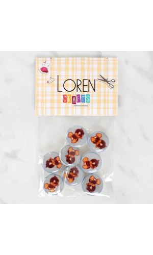 Loren Crafts 8li Ördek Düğme - 1203