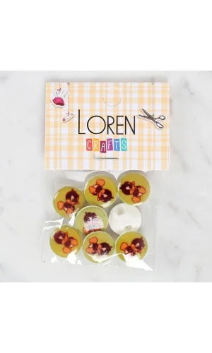 Loren Crafts 8li Ördek Düğme - 1204