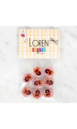 Loren Crafts 8li Ördek Düğme - 1205