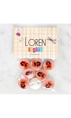 Loren Crafts 8li Ördek Düğme - 1206