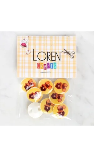Loren Crafts 8li Ördek Düğme - 1210