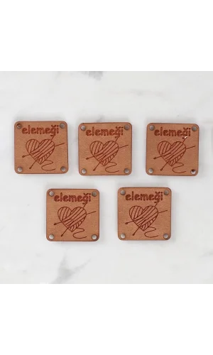 Loren Crafts Elemeği Deri Arma 5 Adet - 1571