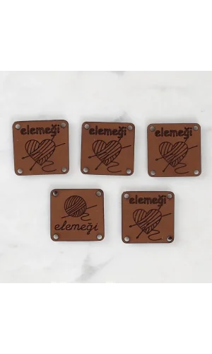 Loren Crafts Elemeği Deri Arma 5 Adet - 1588