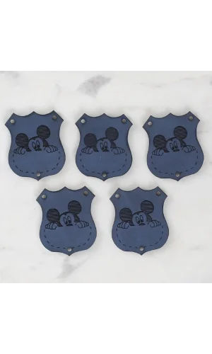 Loren Crafts Figürlü Deri Arma 5 Adet - 1577