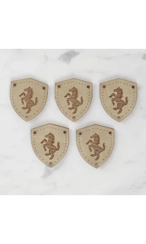 Loren Crafts Figürlü Deri Arma 5 Adet - 1582