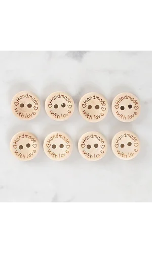 Loren Crafts Handmade 8li Düğme - 1614