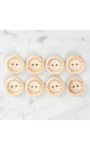 Loren Crafts Handmade 8li Düğme - 1615