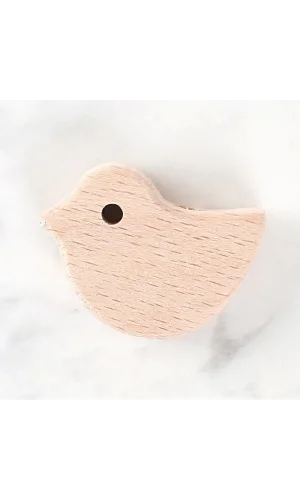 Loren Crafts Kuş Figürlü Ahşap Boncuk