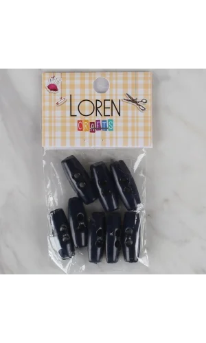 Loren Crafts lacivert 8 li çoban düğmesi - 55