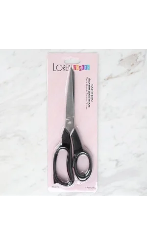 Loren Crafts Plastik Saplı Titanyum Makas Siyah LR