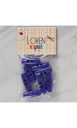 Loren Crafts saks mavi8 li çoban düğmesi - 57