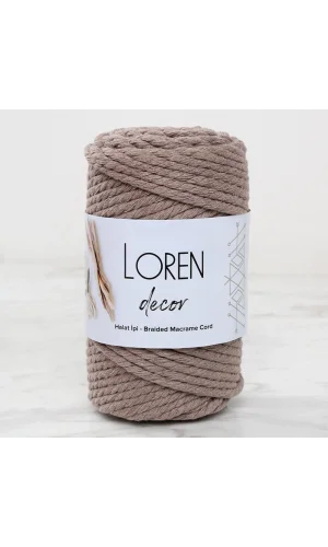 Loren Decor 3 Büküm Makrome İpi Vizon  - L143
