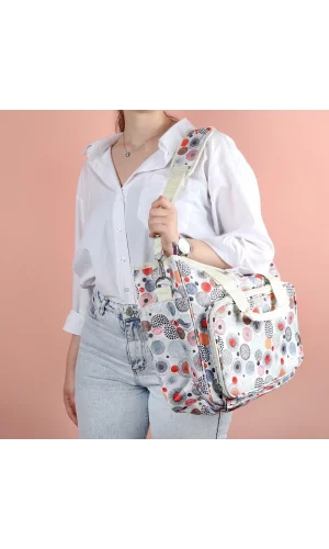 Loren Desenli Örgü Çantası