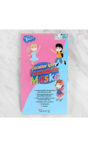 Loren Erkek Çocuklar için Yıkanabilir Maske 8 - 14
