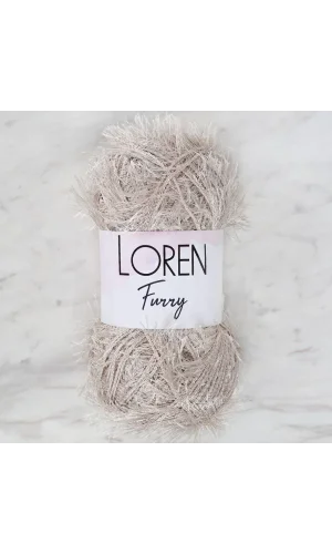 Loren Furry Açık Bej El Örgü İpi - RF050