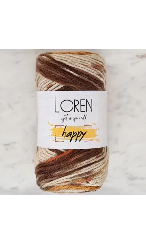 Loren Happy Ebruli El Örgü İpi - RH007 - 34292