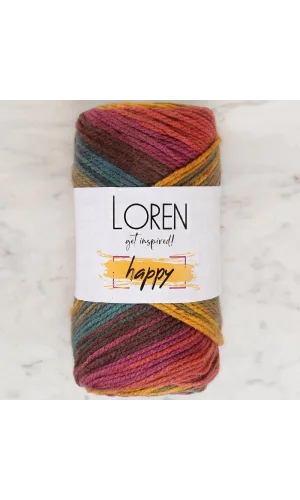 Loren Happy Ebruli El Örgü İpi - RH010 - 34295