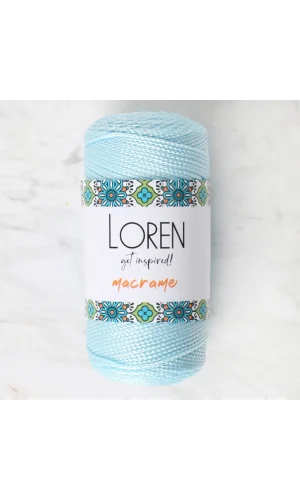 Loren Macrame Bebe Mavi El Örgü İpi - RM 0221 - 34354