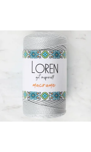 Loren Macrame Gri El Örgü İpi - RM 060 - 34331